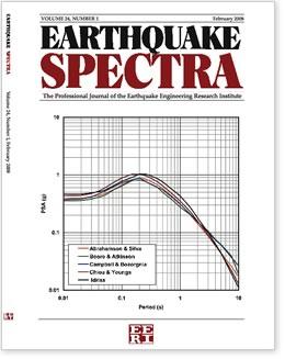 Earthquake Spectra cover page